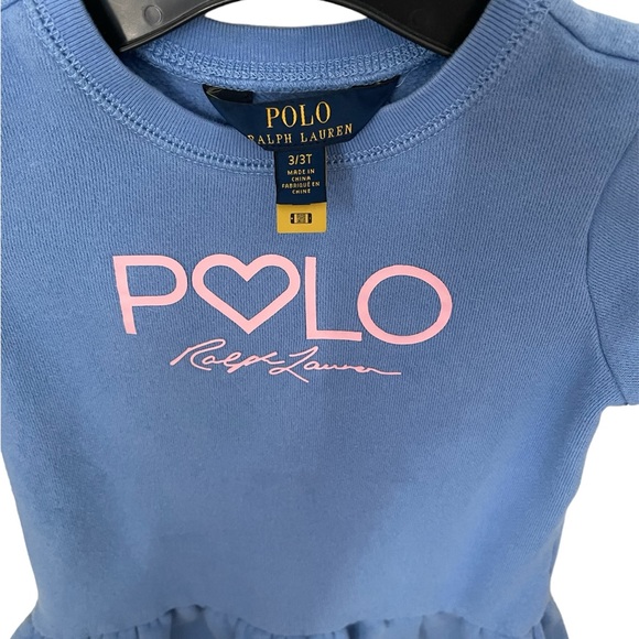 Girls fleece dress Ralph Lauren - Picture 2 of 3